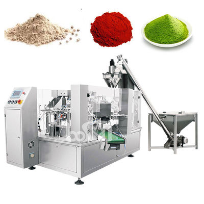 250g 500g Premade Pouch Packaging Machine For Spice Flour Milk